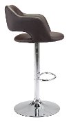 Espresso Brown Leatherette Bar Stool - Hyster-3