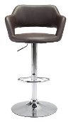 Espresso Brown Leatherette Bar Stool - Hyster-4