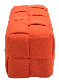 Orange Woven Bench - Checks-4
