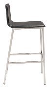 Black Leatherette Bar Stool - Marina-4