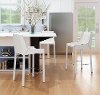 Modern White Bar Stool (Set of 2) - Fashion