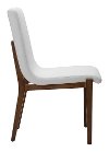 Set of 2 Beige Leatherette Dining Room Chairs - Hamilton-3