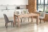 Set of 2 Beige Upholstered Dining Room Chairs - Kennedy