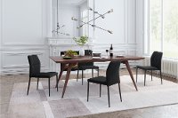 Set of 2 Black Dining Room Chairs - Revolution