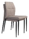 Set of 2 Beige Dining Room Chairs - Revolution-6