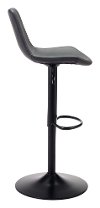 Vintage Dark Gray Bar Stool - Lakeshore-3