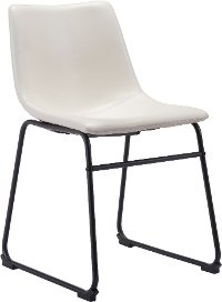 Distressed White Dining Room Chair - Smart