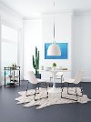 Distressed White Dining Room Chair - Smart-5