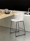 Distressed White Counter Height Stool - Smart