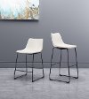 Distressed White Counter Height Stool - Smart-2