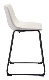 Distressed White Counter Height Stool - Smart-5