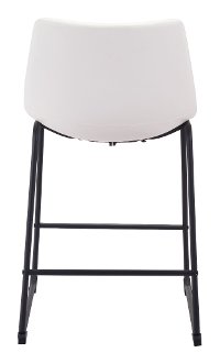 Distressed White Counter Height Stool - Smart-6