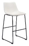 Distressed White Bar Stool - Smart