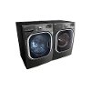 KIT LG Front Load Washer and Dryer Set - Black Stainless Steel Gas-2