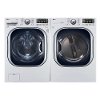 KIT LG Front Load Washer and Electric Front Load Dryer Laundry Pair - White-2
