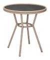 Dark Brown Outdoor Patio Table - Marseilles-1