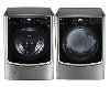 KIT LG Front Load Washer and Dryer Set - Graphite Steel Gas