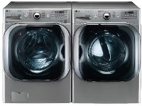 KIT LG Front Load Washer and Electric Dryer Pair - Graphite Steel