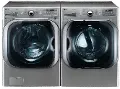 .LG-8100-GRS-GAS-PR LG Front Load Washer and Dryer Pair - Graphite Steel Gas, 8100