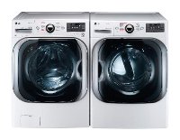 KIT LG Front Load Washer and Electric Dryer Laundry Pair - White