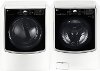 KIT LG Front Load Washer and Electric Dryer Pair - White