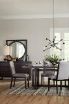 Modern Dark Brown and Gray 7 Piece Dining Set - Crosby Street-2