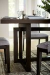 Modern Dark Brown and Gray 7 Piece Dining Set - Crosby Street-3