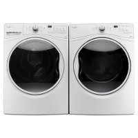 KIT Whirlpool Front Load Washer and Electric Dryer Set with EcoBoost - White