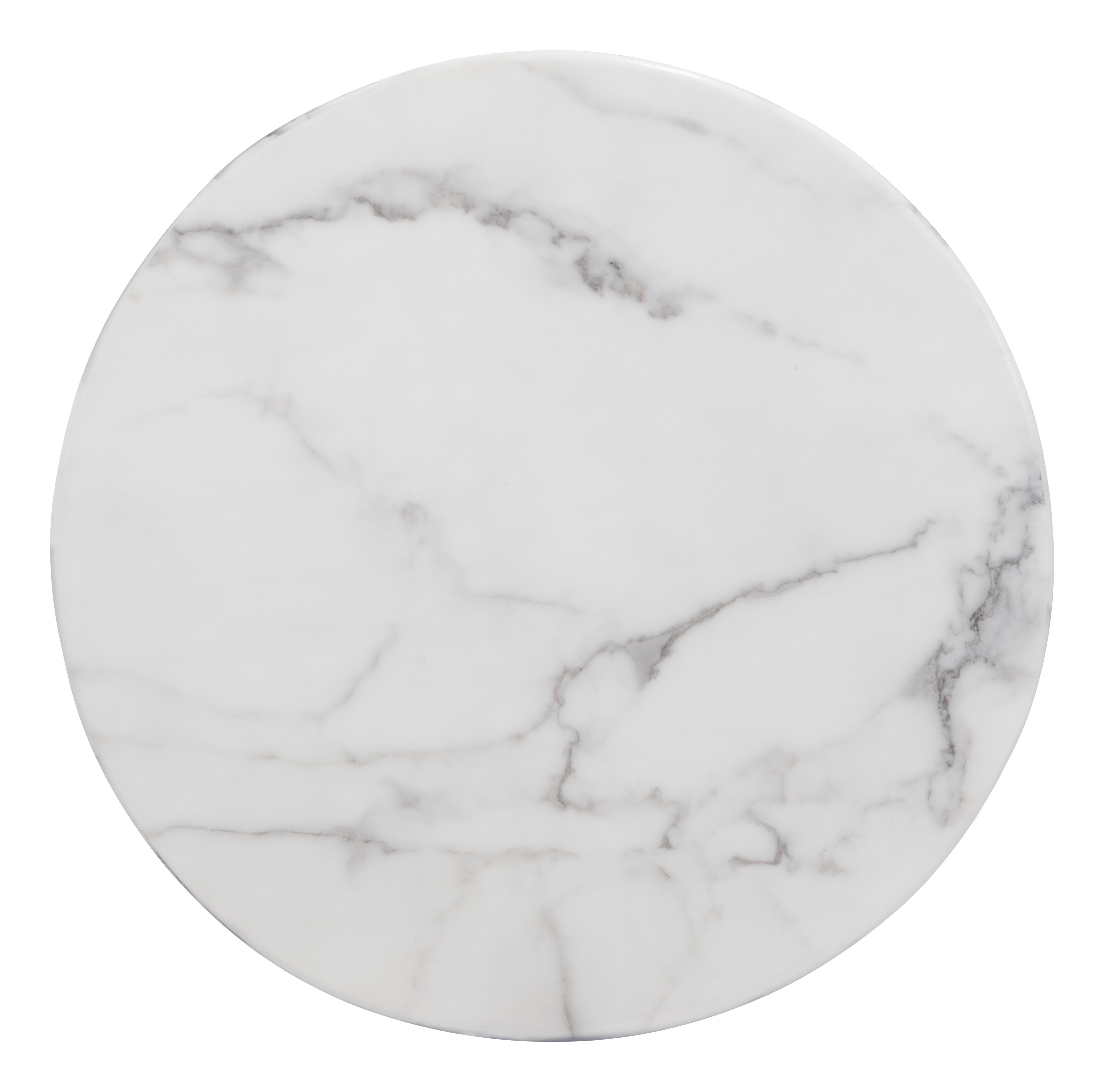 Modern Marble and Gold End Table - Atlas-6