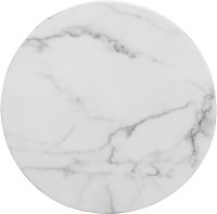 Modern Marble and Stainless Steel End Table - Atlas-5