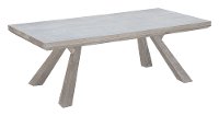 Architectural Washed Brown Wood Coffee Table - Beaumont-2