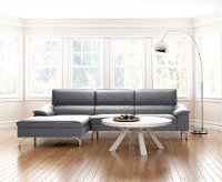 Architectural Washed Brown Round Wood Coffee Table - Beaumont