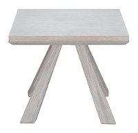 Architectural Washed Brown Wood End Table - Beaumont-5
