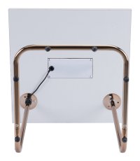 Gold and Gray End Table with Wireless Charging - Essex-5