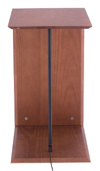 Contemporary Wooden End Table with Wireless Charging - Chester-7