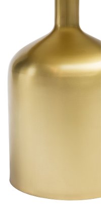 Contemporary Brass Round Accent Table - Kendal-6