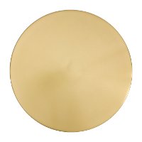 Tri-Legged Brass Round Accent Table - Derby-5