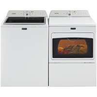KIT Maytag Top Load Washer and Dryer Set - White Electric