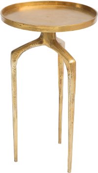 Contemporary Rustic Gold End Tables - Como-2