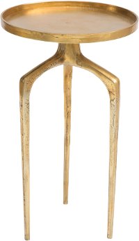 Contemporary Rustic Gold End Tables - Como-3