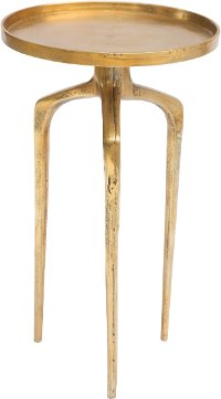 Contemporary Rustic Gold End Tables - Como-4