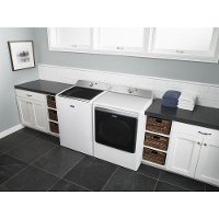 KIT Maytag Laundry Pair Top Load Washer and Dryer - White Gas-2