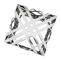 Contemporary Geometric Aluminium Accent Table - Carlisle-3