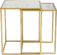 Classic Nesting Brass End Tables - Calais-3