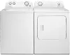 KIT Amana Top Load Washer and Dryer Set - White Electric