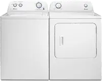 KIT Amana Top Load Washer and Dryer Set - White Gas
