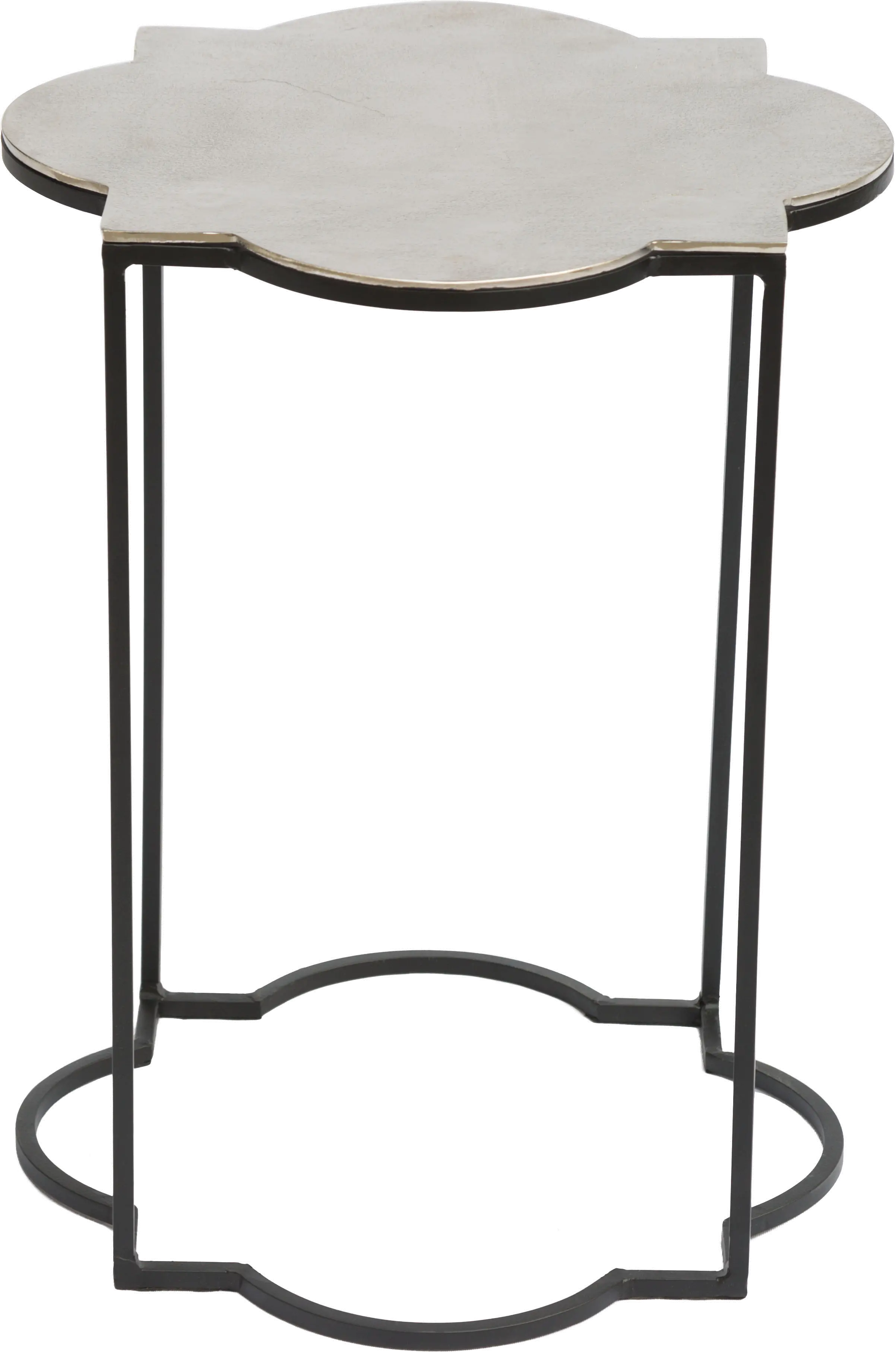 Contrasting Complementary Black and White End Tables - Brighton-7