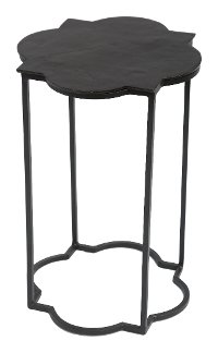 Contrasting Complementary Black and White End Tables - Brighton-8
