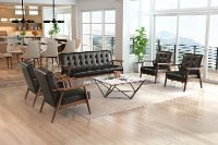 Black Leatherette Accent Chair - Rocky-5