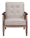 Putty Gray Linen Accent Chair - Rocky-4
